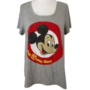 Disney Parks Walt Disney World Mickey Graphic‎ Tee Size Large